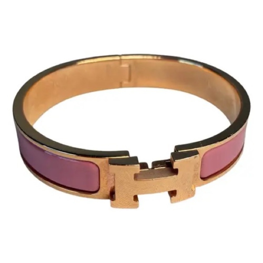 Hermès - Authenticated Clic H Bracelet, Pink